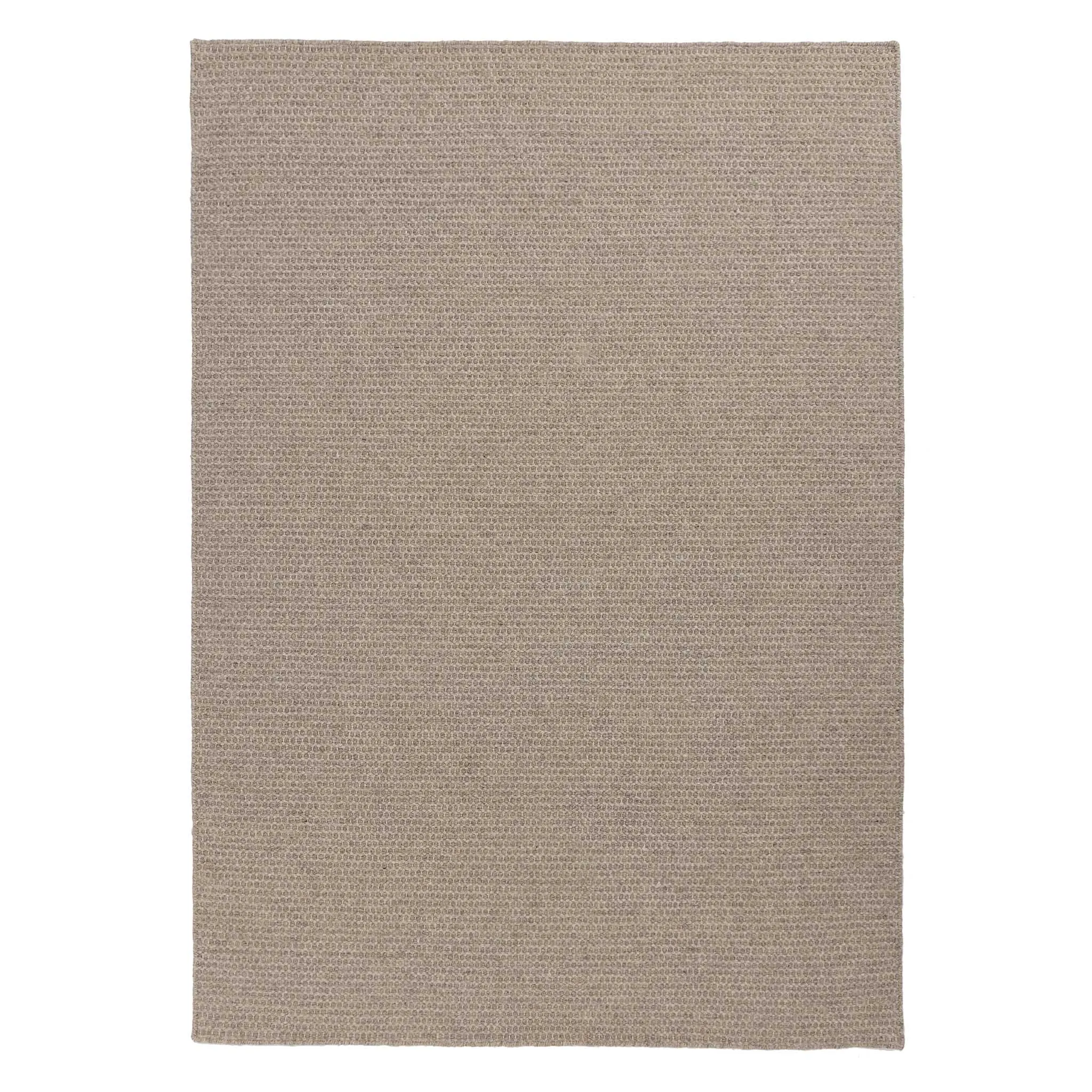 Udana Wool Rug [Light grey melange]