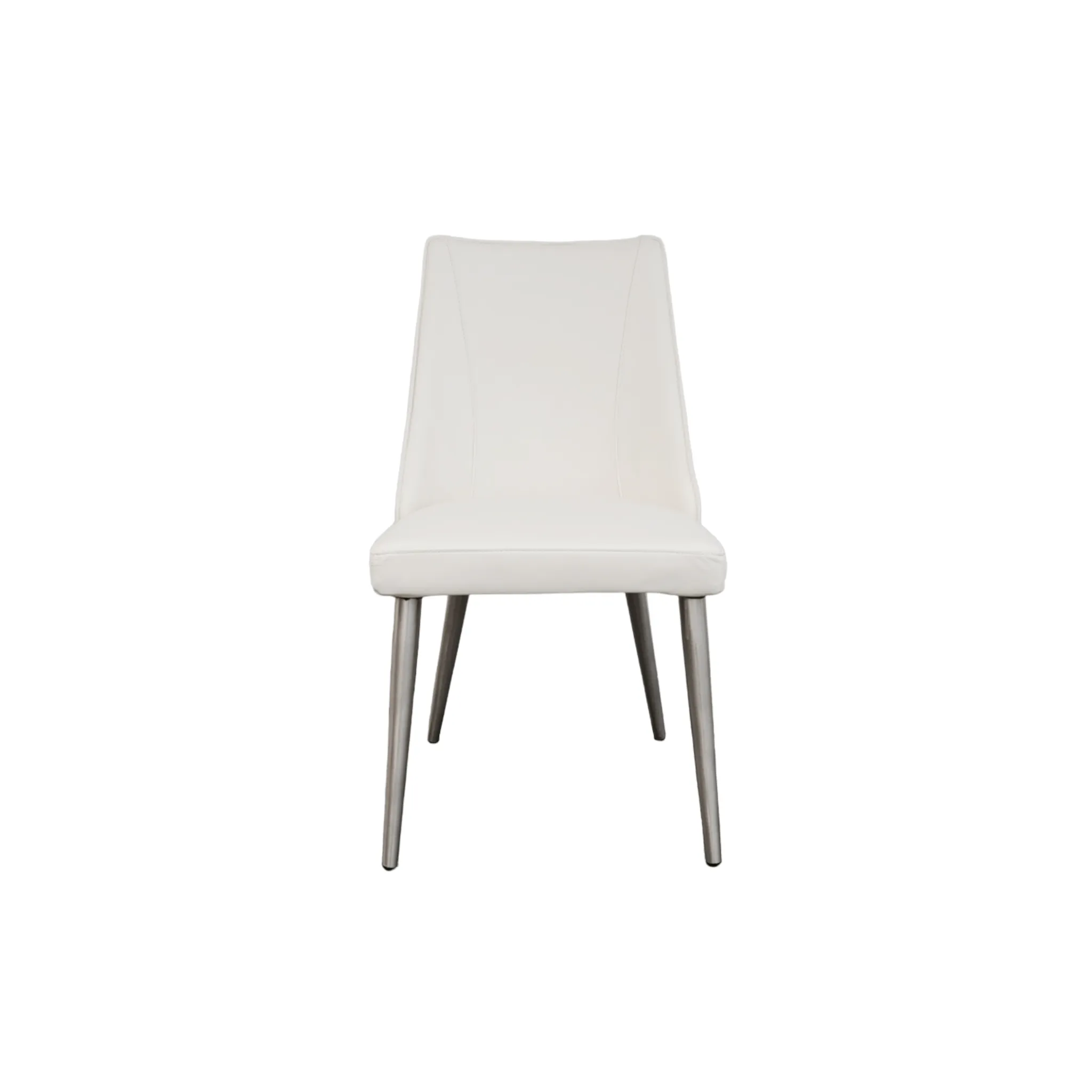 Urbana White Leather Chair