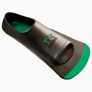 Used TYR Burner 2.0 Swim Fins - Green - X-Small (Men’s Shoe 3-5 , Women’s 4.5-6.5)