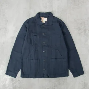 Uskees 3024 Drill Overshirt Layered Pockets - Blueberry