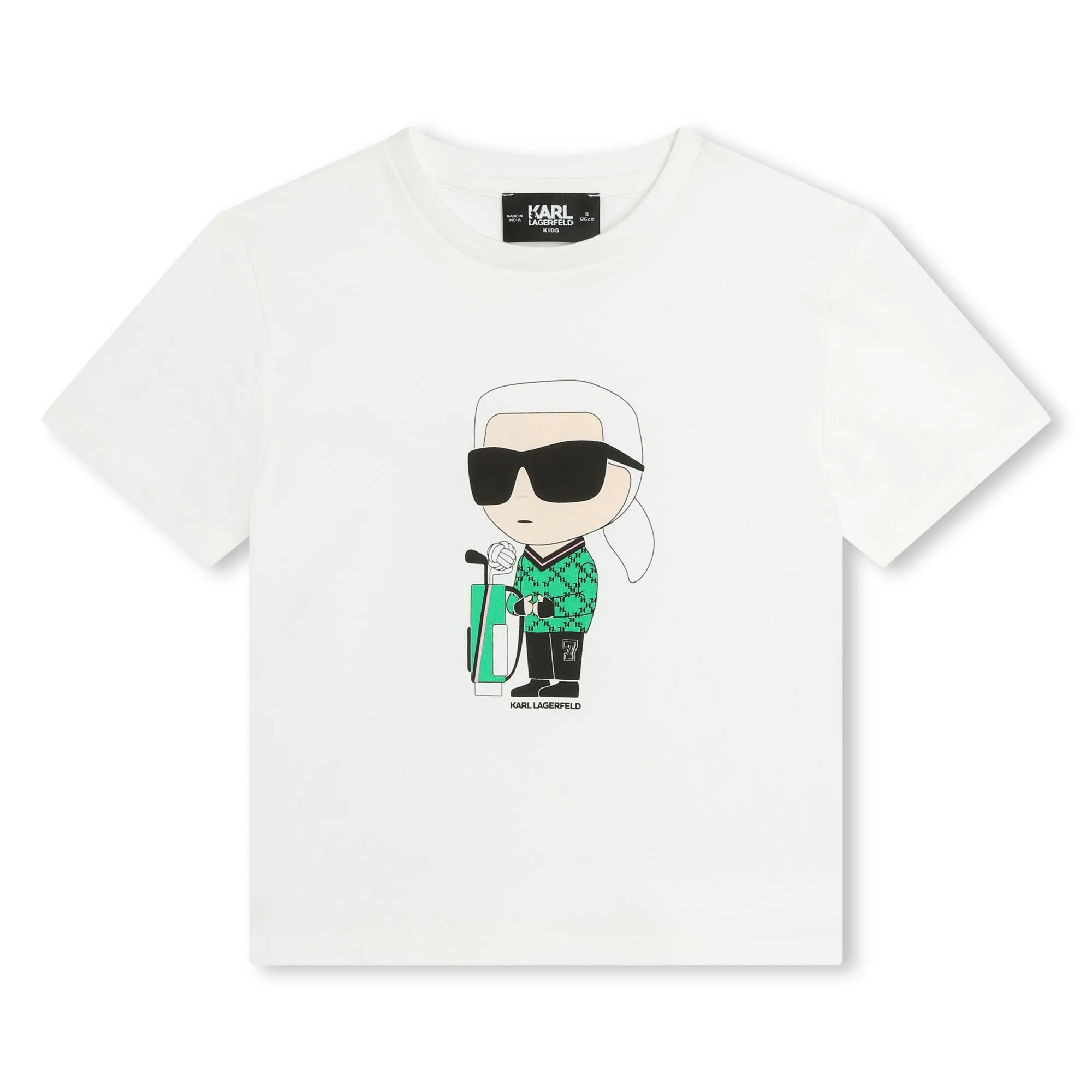 White Karl Artwork Tee