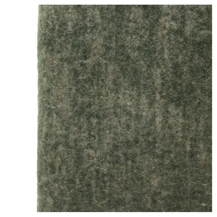 Wool Blend Two Tone Throw – Green/Taupe