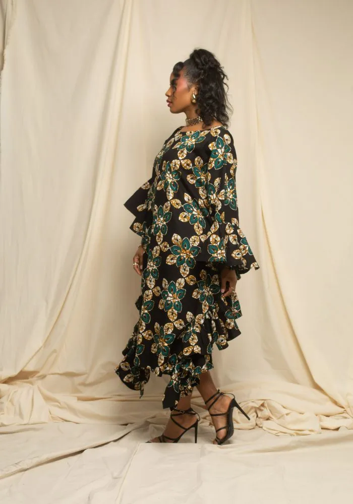 Yejide Ruffle Caftan