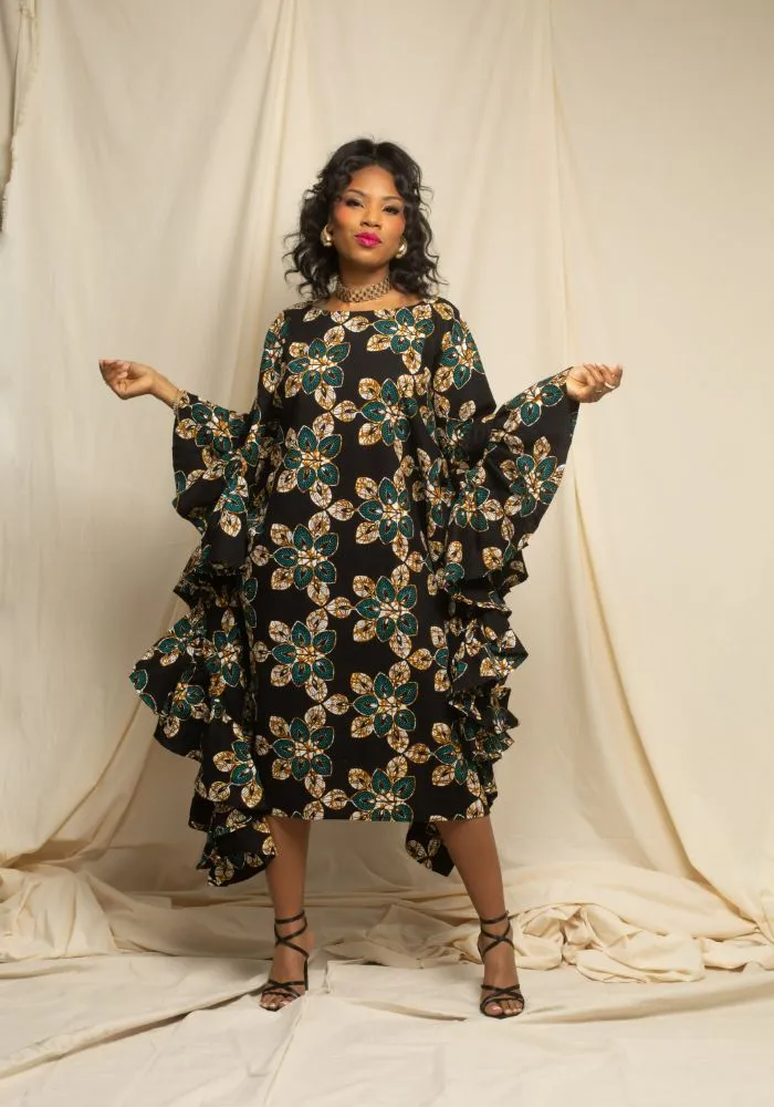 Yejide Ruffle Caftan