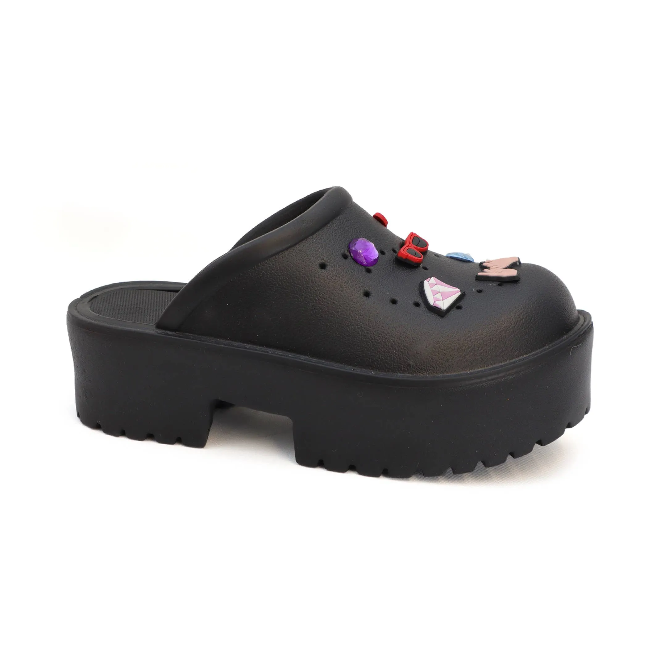 YOKI KLARAH-07 Women's slide platform Clog Sandals w/pins